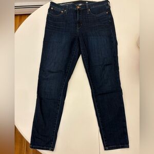 J.Crew 9” mid-rise toothpick jean in Point Lake wash